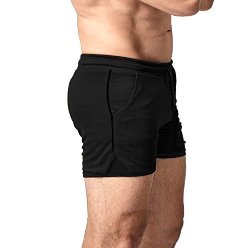 EVERWORTH Men's Quick Dry Bodybuilding Short Shorts with Zipper Pocket
| EVERWORTH Men's 2 in 1 WorkoutCompression Shor