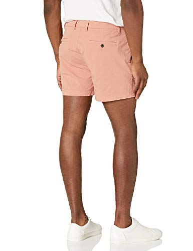 Amazon Essentials Men's Slim-Fit 5" Flat-Front Comfort Stretch Chino Short - Comfortable and Stylish for Everyday Wear -