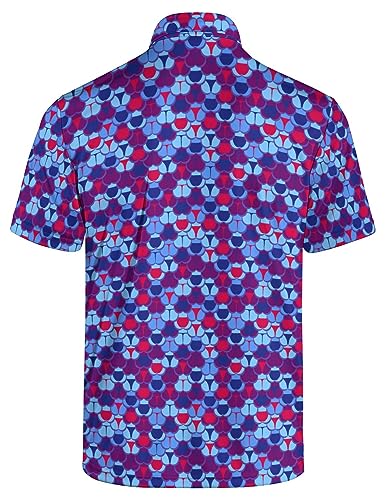 Men's Qavhigk Funny Golf Shirts for Summer
| Qavhigk Hawaiian Polo Shirts for Men Summer Golf
| Men's Qavhigk 80S Flash