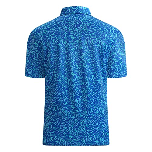 Damipow Premium Golf Shirts for Men Dry Fit Performance Polo Short Sleeve
| Damipow Premium Men's Golf Shirts Dry Fit P