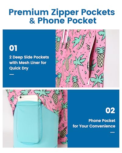 Quick-dry Magic Mens Swim Trunks with Compression Liner
| No-Chafing Global Recycled Standard Magic Mens Swim Trunks
|