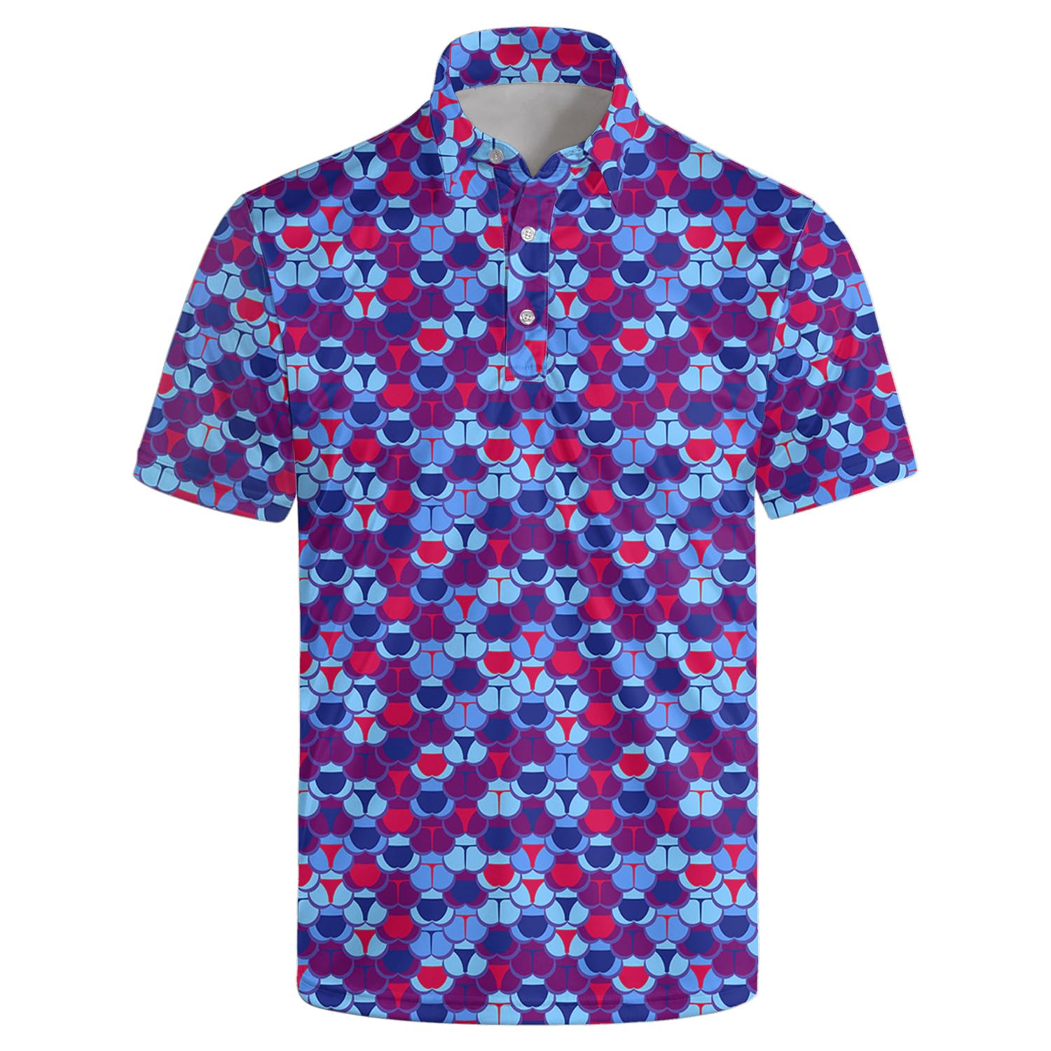 Men's Qavhigk Funny Golf Shirts for Summer
| Qavhigk Hawaiian Polo Shirts for Men Summer Golf
| Men's Qavhigk 80S Flash