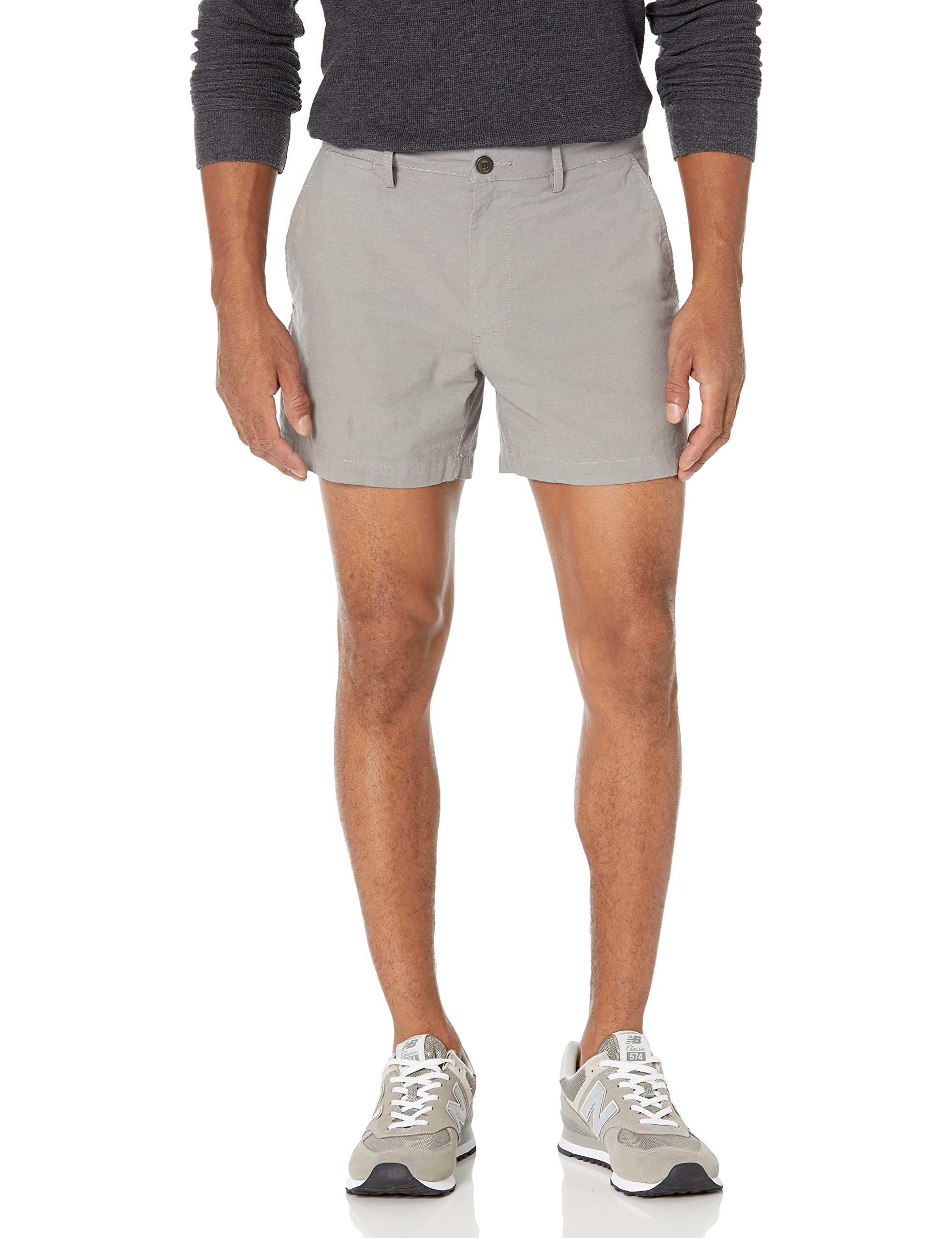 Amazon Essentials Men's Slim-Fit Lightweight Comfort Stretch Oxford Shorts (Previously Goodthreads) OEKO-TEX STANDARD 10